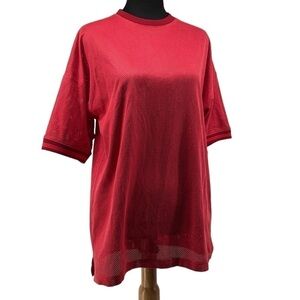 Aritzia tna golden sports too perforated semi sheer summer lounge sz small